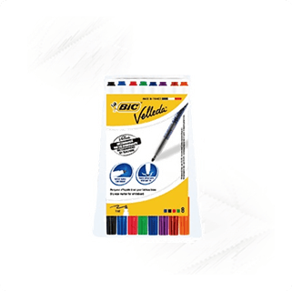 Bic. Velleda Premium Tip Pens Assorted (12)
