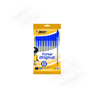 Bic. Cristal Ballpoint Pens Blue (10)