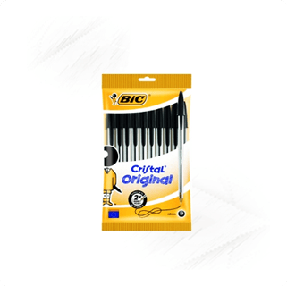 Bic. Cristal Ballpoint Pens Black (10)