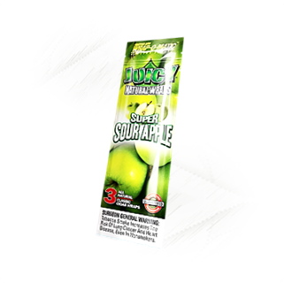 Juicy Jays. Natural Wraps Super Sour Apple (3)