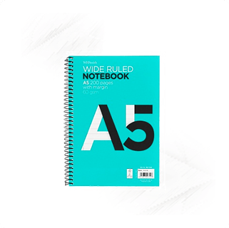 A5 | Wide Ruled Notebook (200)