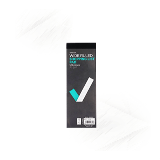 Paper. Wide Ruled Shopping List Pad Paper (120)