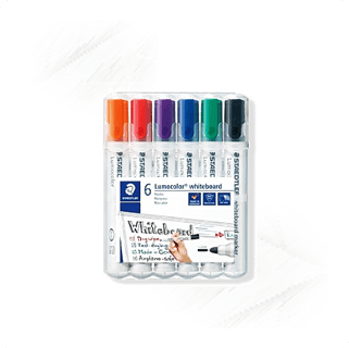Staedtler. Whiteboard Dry Wipe Pens Assorted (6)