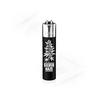 Clipper. Weed Silver Haze Black Lighter