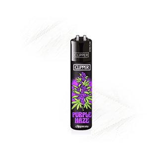 Clipper. Weed Purple Haze Black & Purple Lighter