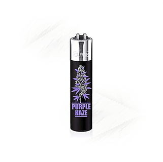 Clipper. Weed Purple Haze Black Lighter