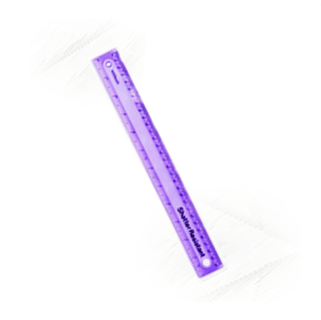 Ruler. Measured Purple Ruler 30cm