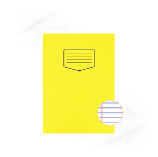 A4 | Exercise Pad Yellow Margin Ruled Tough