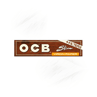 OCB. Unbleached Virgin Papers + Tips King'Slim