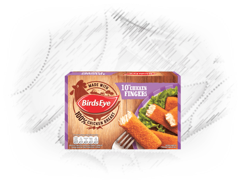 Birds Eye. Chicken Fingers 10pk 250g