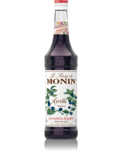 MONIN COFFEE SYRUP BLUEBERRY - 700ml best before feb 2024