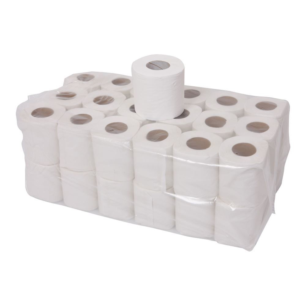 WHITE SHEET TOILET ROLLS - 48&#39;s