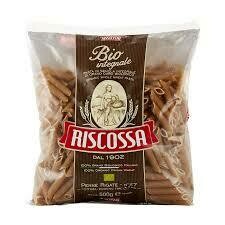 RISCOSSA ORGANIC WHOLEGRAIN PASTA PENNE - 500gr RISCOSSA ORGANIC WHOLEGRAIN PASTA PENNE - 500gr