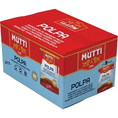 MUTTI POLPA FINELY CHOPPED TOMATOES - 2x5kg (pouch)