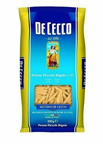 DE CECCO PENNE PICCOLE RIGATE PASTA no.177 - 500gr