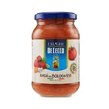 DE CECCO RAGU` ALLA BOLOGNESE PASTA SAUCE - 190gr