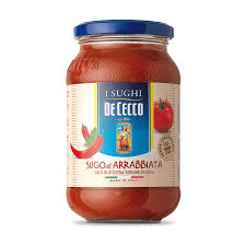 DE CECCO SUGO ALL`ARRABBIATA PASTA SAUCE - 400gr DE CECCO SUGO ALL`ARRABBIATA PASTA SAUCE - 400gr