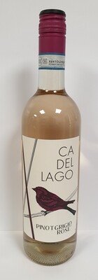 6x75cl Pinot Grigio IGT Provincia di Pavia Rosato, Ca' del Lago 6x75cl Pinot Grigio IGT Provincia di Pavia Rosato, Ca' del Lago