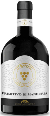 6x75cl Primitivo di Manduria DOP Lu Rappaio, Masca del Tacco 6x75cl Primitivo di Manduria DOP Lu Rappaio, Masca del Tacco