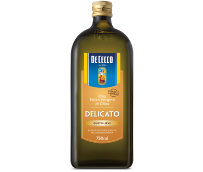 DE CECCO EXTRA VIRGIN OLIVE OIL DELICATO - 750ml