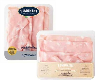 SLICED MORTADELLA BOLOGNA I.G.P WITH PISTACCHIO - 250gr SLICED MORTADELLA BOLOGNA I.G.P WITH PISTACCHIO - 250gr