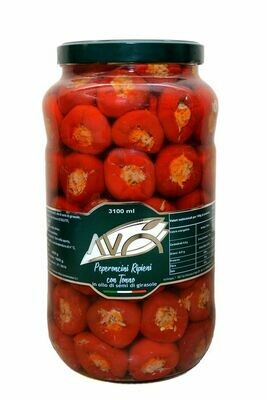 PEPPERS STUFFED WITH TUNA IN OIL - 1700ml PEPPERS STUFFED WITH TUNA IN OIL - 1700ml