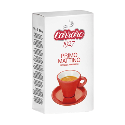 CARRARO PRIMO MATTINO GROUND COFFEE - 250gr CARRARO PRIMO MATTINO GROUND COFFEE - 250gr