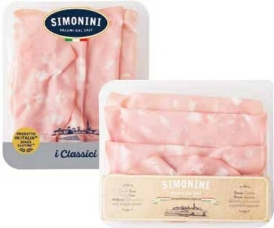 SLICED MORTADELLA BOLOGNA I.G.P (NUT FREE) - 250gr SLICED MORTADELLA BOLOGNA I.G.P (NUT FREE) - 250gr