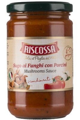RISCOSSA MUSHROOM & TOMATO SAUCE - 295gr
BBE JULY23 RISCOSSA MUSHROOM & TOMATO SAUCE - 295gr
BBE JULY23