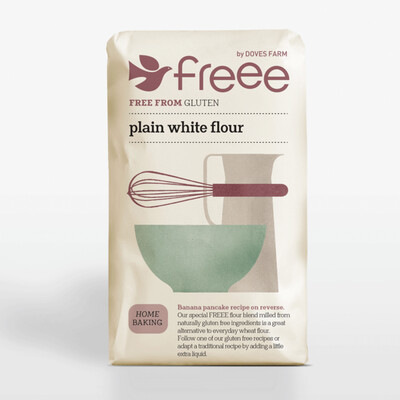 5x1kg GLUTEN FREE PLAIN WHITE FLOUR BBE 12/20 5x1kg GLUTEN FREE PLAIN WHITE FLOUR BBE 12/20