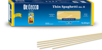 DE CECCO SPAGHETTINI no.11 - 500gr DE CECCO SPAGHETTINI no.11 - 500gr
