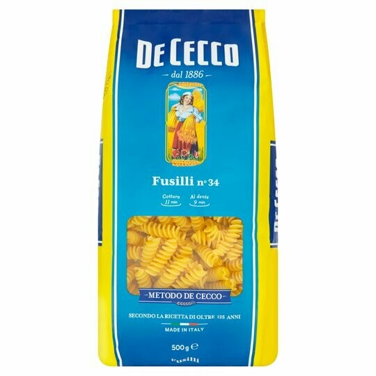 DE CECCO FUSILLI PASTA No.34 - 500gr