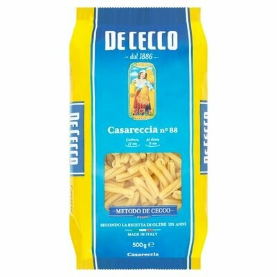 500g DE CECCO CASARECCIA no.88 500g DE CECCO CASARECCIA no.88
