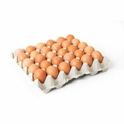 TRAY FRESH BRITISH LION STAMPED MEDIUM EGGS - 30 eggs