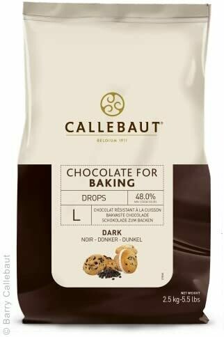 CALLEBAUT MILK CHOCOLATE DROPS FOR BAKING - 2.5kg CALLEBAUT MILK CHOCOLATE DROPS FOR BAKING - 2.5kg