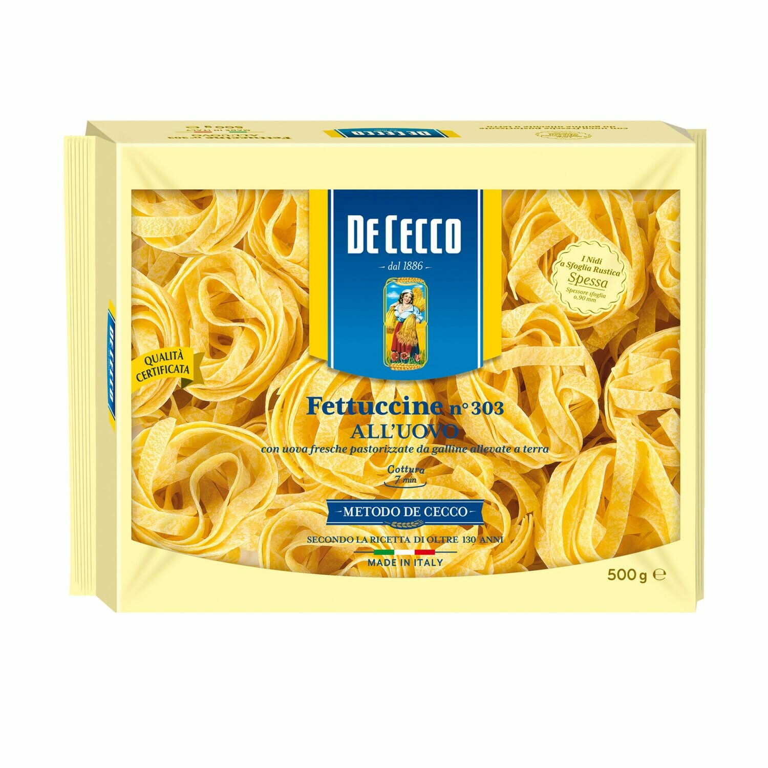 DE CECCO EGG FETTUCCINE No.303 - 500gr
