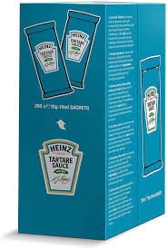 HEINZ TARTARE SAUCE SACHETS - 200x10gr HEINZ TARTARE SAUCE SACHETS - 200x10gr