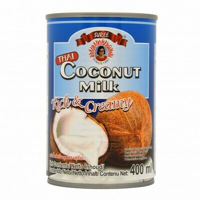 THAI COCONUT MILK - Suree 12x400ml THAI COCONUT MILK - Suree 12x400ml