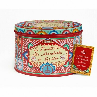 PANETTONE ALLE MANDORLE DI SICILIA + GIFT BAG - Dolce & Gabbana - 1kg PANETTONE ALLE MANDORLE DI SICILIA + GIFT BAG - Dolce & Gabbana - 1kg