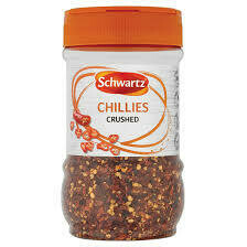 SCHWARTZ CRUSHED CHILLIES - 260gr