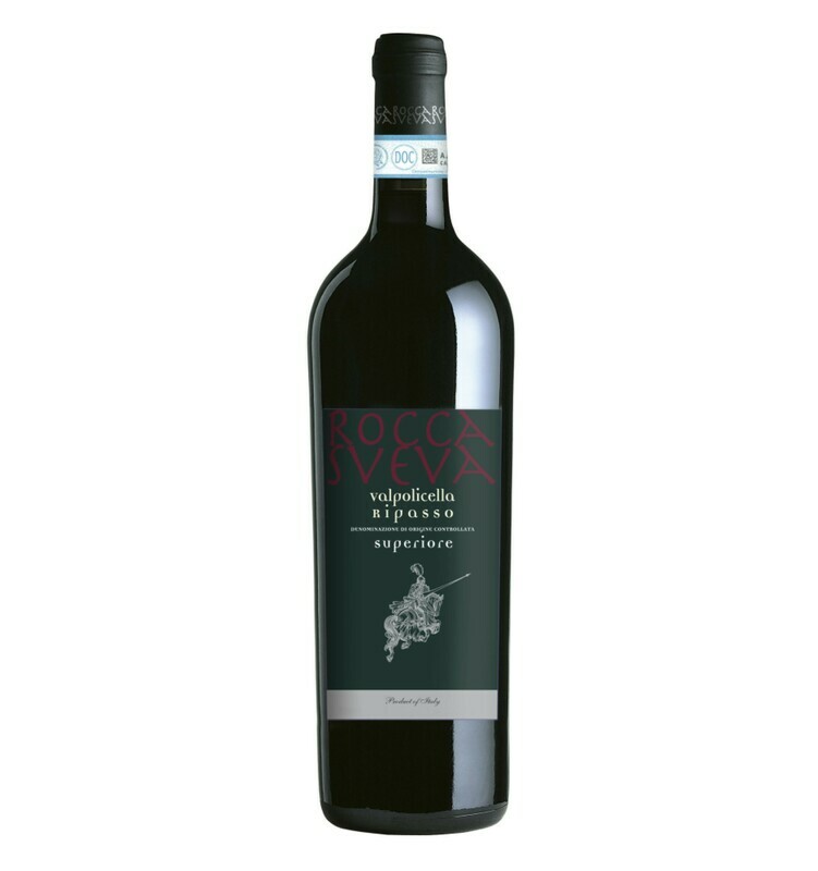 VALPOLICELLA SUPERIORE RIPASSO DOC ROCCA SVEVA 0,75L ABV 14% VALPOLICELLA SUPERIORE RIPASSO DOC ROCCA SVEVA 0,75L ABV 14%