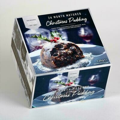 CHRISTMAS PUDDING 24 MONTH MATURED - 1.2kg CHRISTMAS PUDDING 24 MONTH MATURED - 1.2kg
