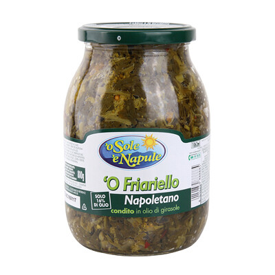 FRIARIELLI NAPOLETANI IN SUNFLOWER OIL JAR - 960gr FRIARIELLI NAPOLETANI IN SUNFLOWER OIL JAR - 960gr