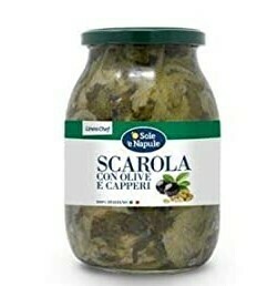 SCAROLE CON OLIVE E CAPPERI - 960gr