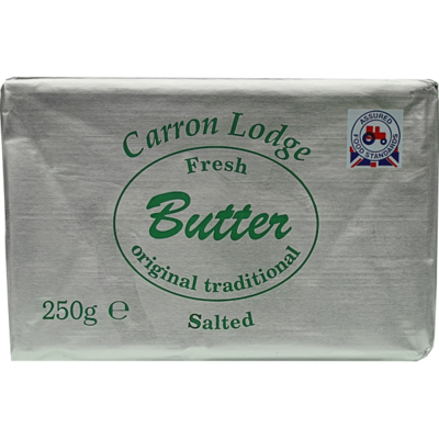 CARRON LODGE SALTED BUTTER - 250gr CARRON LODGE SALTED BUTTER - 250gr