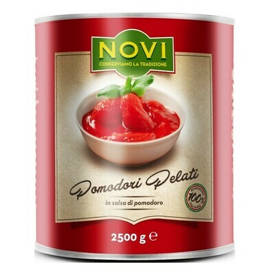 NOVI ITALIAN PEELED TOMATOES - 6x2.5kg NOVI ITALIAN PEELED TOMATOES - 6x2.5kg