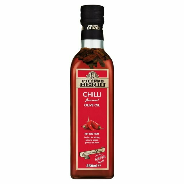 FILIPPO BERIO CHILLI FLAVOURED OLIVE OIL - 250ml