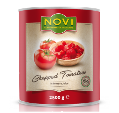 NOVI ITALIAN CHOPPED TOMATOES - 6x2.5kg NOVI ITALIAN CHOPPED TOMATOES - 6x2.5kg