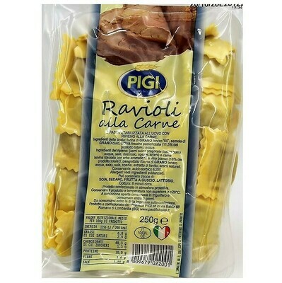RAVIOLI WITH MEAT (BEEF AND PORK) - 250gr RAVIOLI WITH MEAT (BEEF AND PORK) - 250gr
