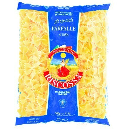 RISCOSSA PASTA FARFALLE - 500gr EXCESS STOCK